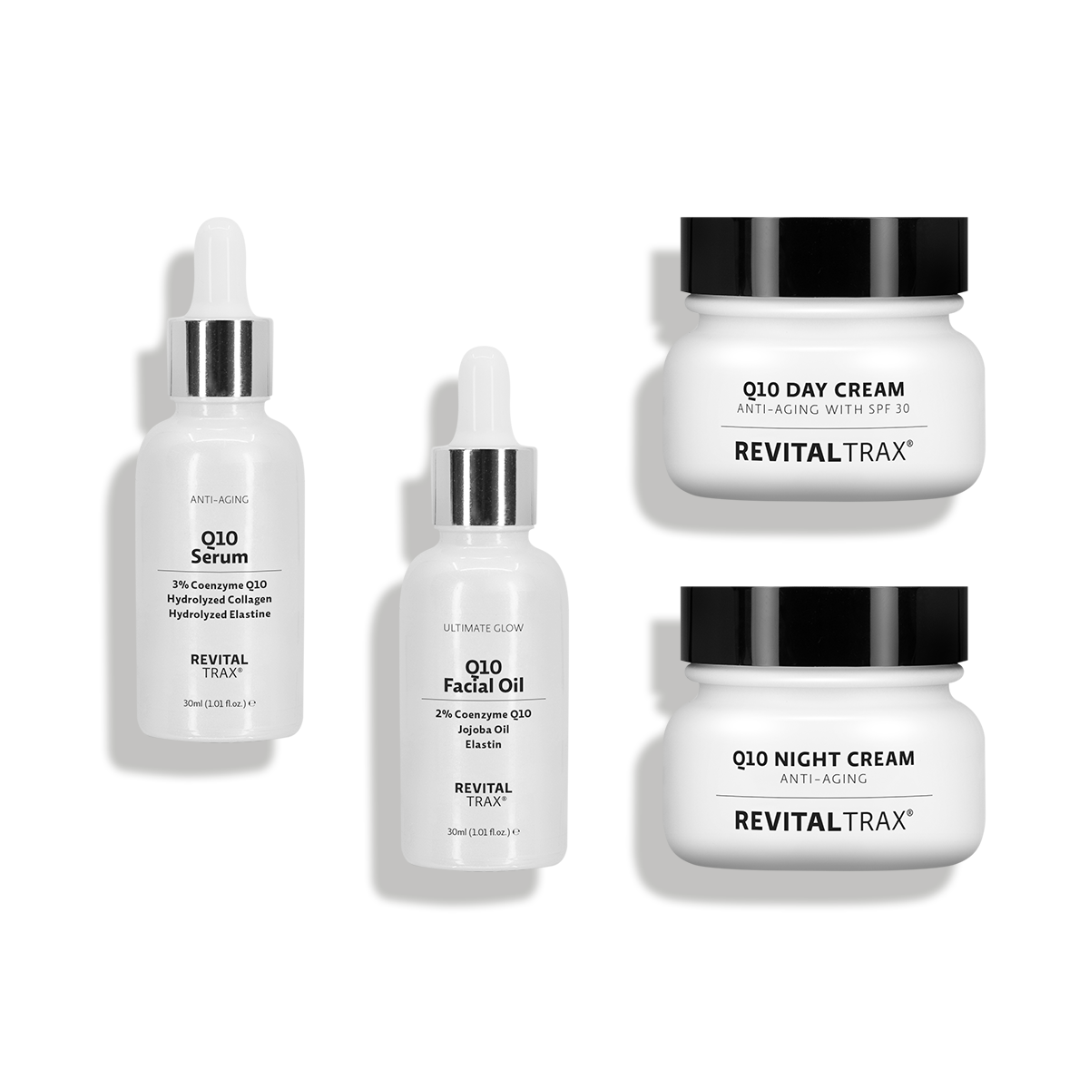 Q10 Bundle: Oil + Serum + Day and Night Cream