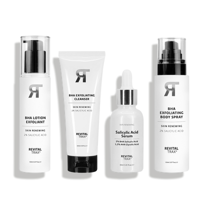 BHA Set: Cleanser + Serum + Lotion Exfoliant + Body Spray