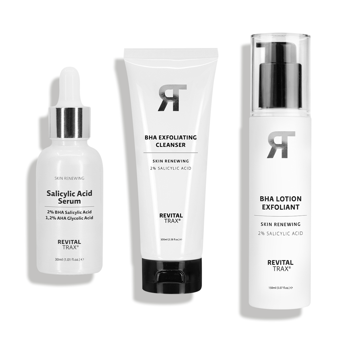 BHA Set: Cleanser + Serum + Lotion Exfoliant