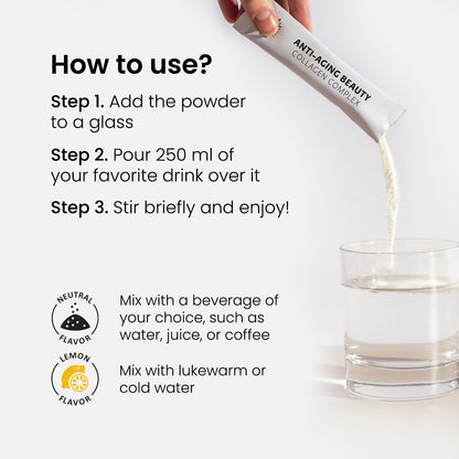 Anti-Aging Beauty Collagen Complex + Vitamin-C Serum