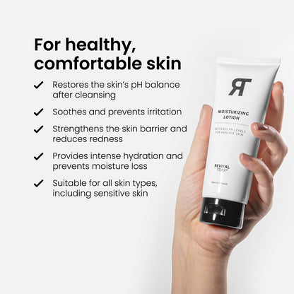 Moisturizing lotion with Sativa Seed Oil